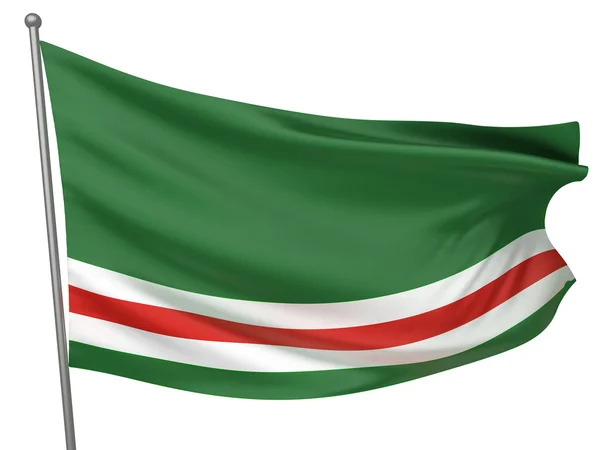 Çeçen Cumhuriyeti İçkerya bayrağı — Stok fotoğraf