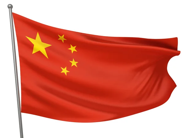 Bandiera nazionale cinese — Foto Stock