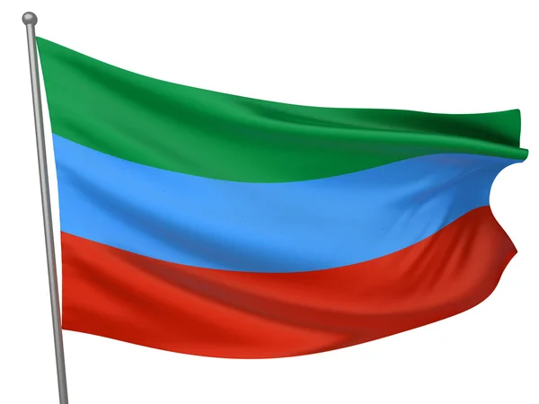 Bandeira Nacional do Daguestão — Fotografia de Stock