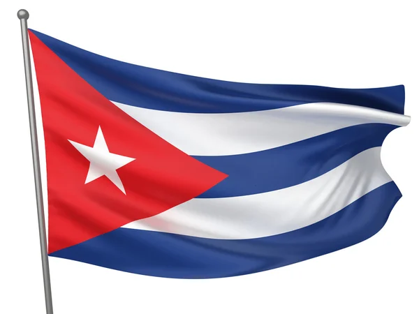 Bandeira nacional de Cuba — Fotografia de Stock