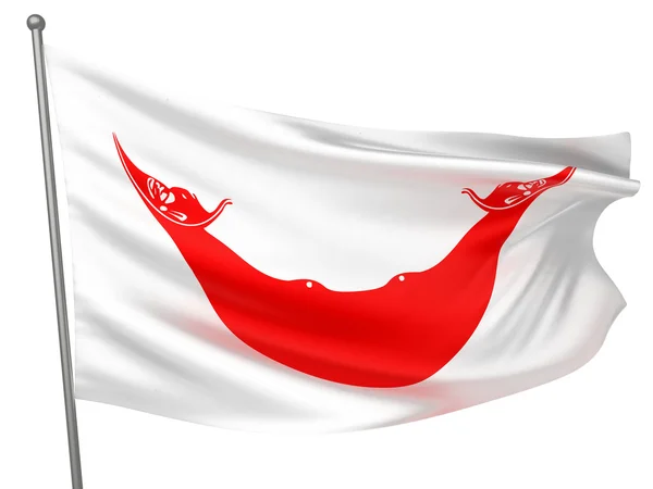 Velikonoční ostrov vlajka — Stock fotografie