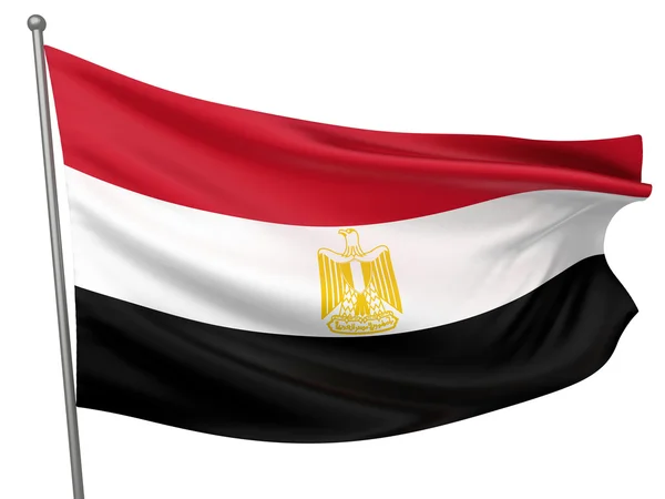 Mısır ulusal bayrak — Stok fotoğraf
