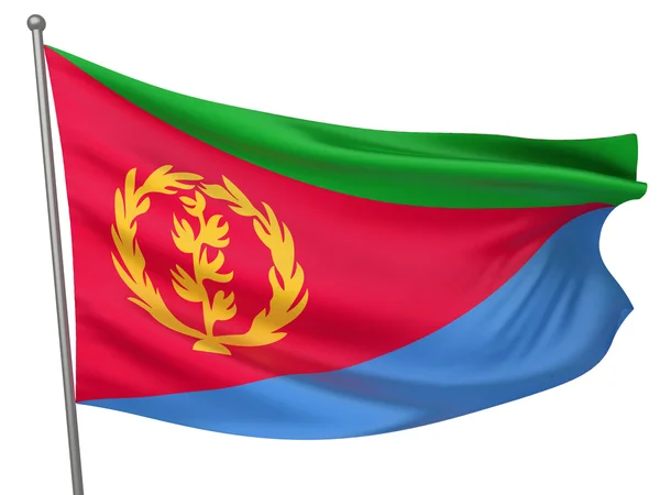 Flaga Erytrei — Zdjęcie stockowe