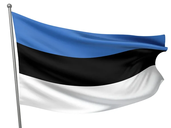 Nationale vlag van Estland — Stockfoto