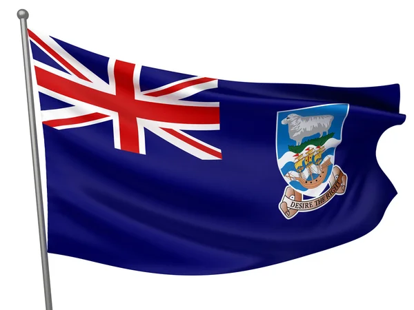 Falklandsöarnas flagga — Stockfoto