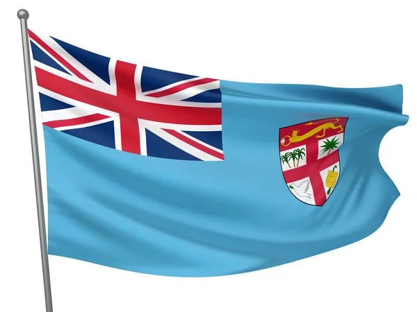 Fijis nasjonale flagg – stockfoto