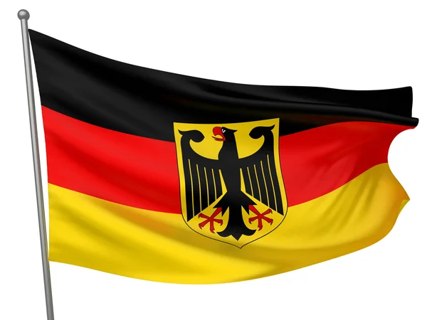 Alemania bandera nacional — Foto de Stock