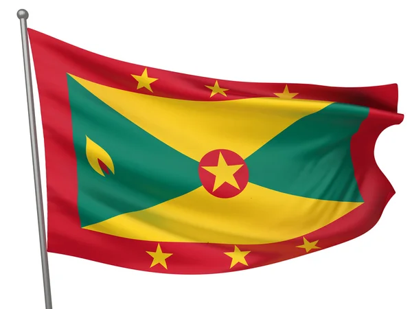 Grenada národní vlajka — Stock fotografie