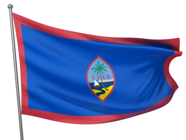 Guam-Nationalflagge — Stockfoto