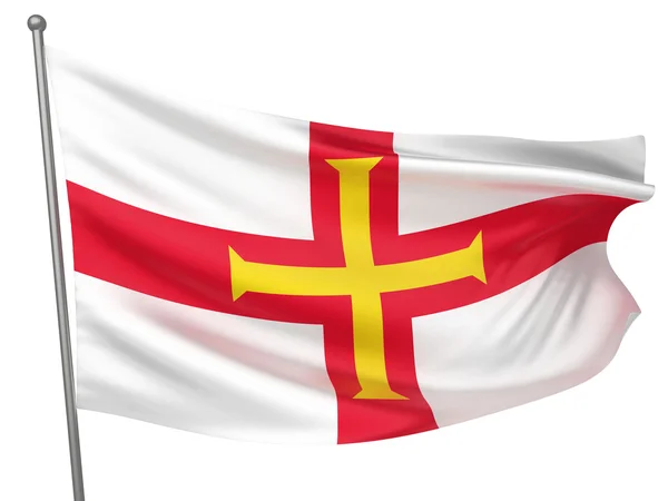 Bandeira Nacional de Guernsey — Fotografia de Stock