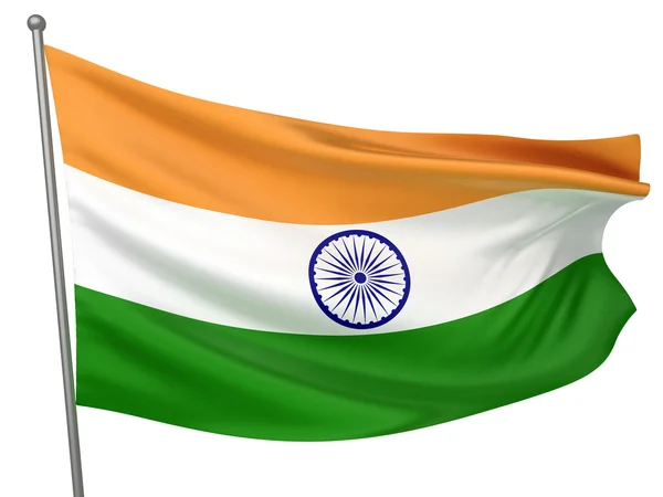 Индийский национальный флаг — стоковое фото