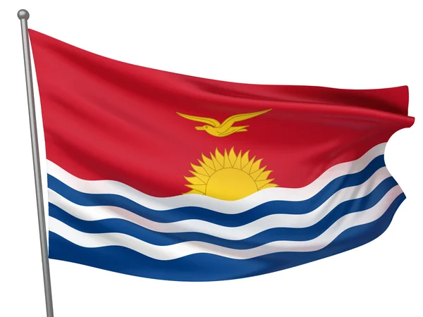 Kiribati National Flag — Stock Photo, Image