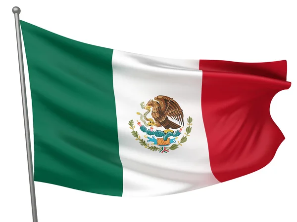 Meksyk Flaga narodowa — Zdjęcie stockowe