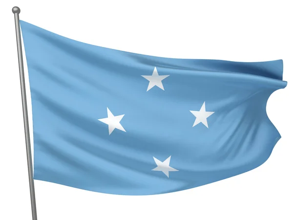 Bandera de Micronesia —  Fotos de Stock
