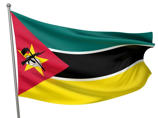 stock image Mozambique National Flag