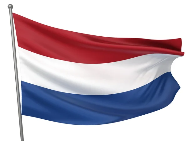 Nationale vlag van Nederland — Stockfoto