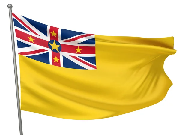 Национальный флаг Ниуэ — стоковое фото