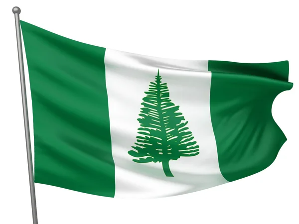 Norfolkön flagga — Stockfoto