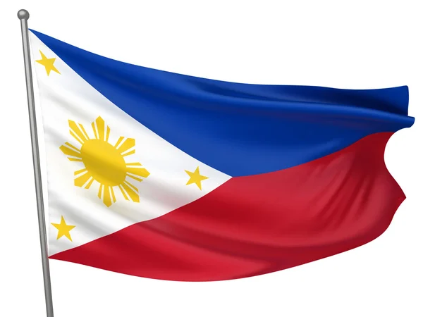 Philippinische Nationalflagge — Stockfoto
