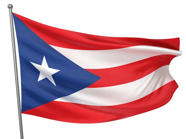 Bandera Nacional de Puerto Rico —  Fotos de Stock