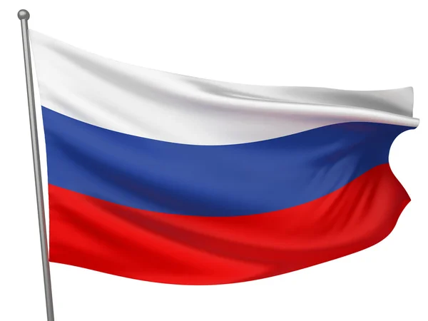 Rusya ulusal bayrak — Stok fotoğraf