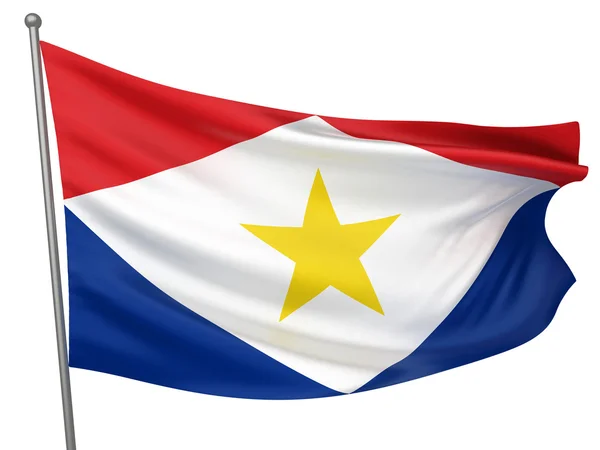 Saba nationale vlag — Stockfoto