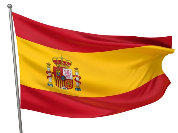 İspanya ulusal bayrak — Stok fotoğraf