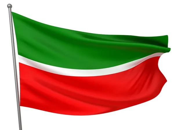 Εθνική σημαία του Ταταρστάν — Φωτογραφία Αρχείου