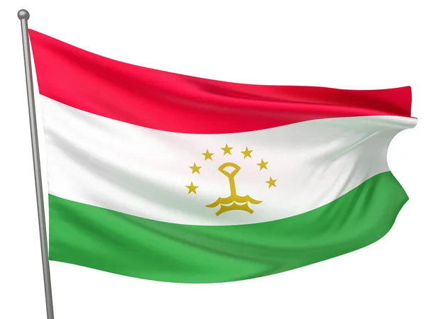 Tajikistan National Flag — Stock Photo, Image