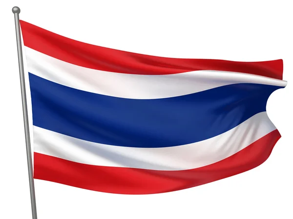 Thajsko národní vlajka — Stock fotografie