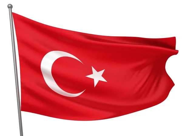 Turquía bandera nacional — Foto de Stock