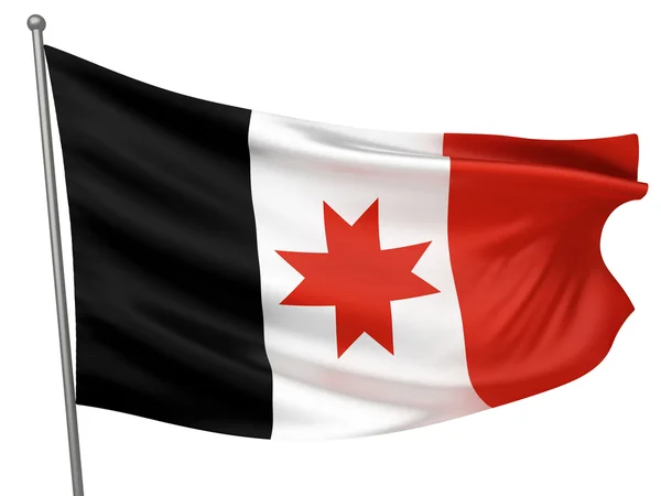 Flaga narodowa Udmurcja — Zdjęcie stockowe