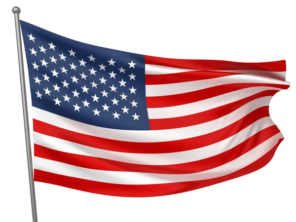 Národní vlajka Spojených států — Stock fotografie