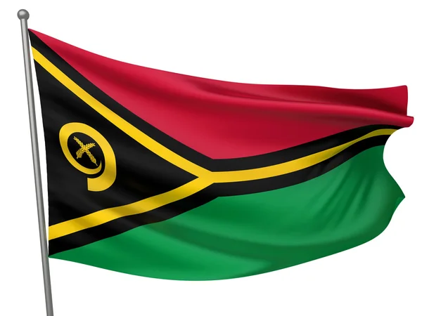 Vanuatu Nasjonalt flagg – stockfoto