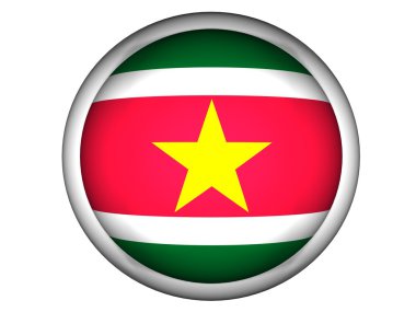 Surinam ulusal bayrak | Düğme stili