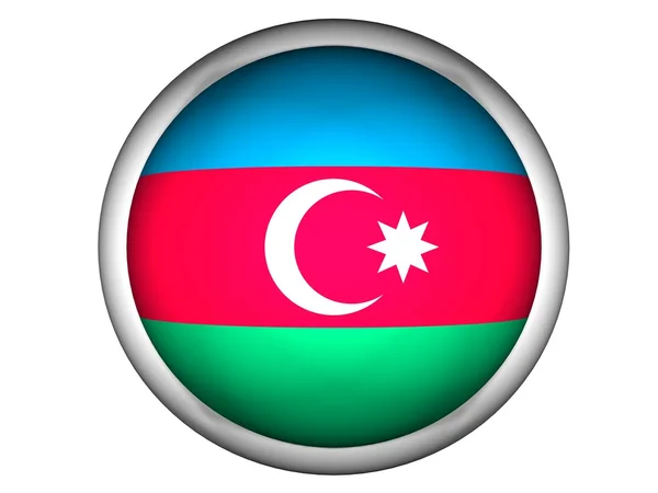 Flaga narodowa Azerbejdżanu — Zdjęcie stockowe
