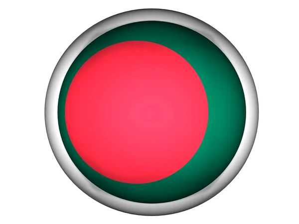 Εθνική σημαία του Μπανγκλαντές — Φωτογραφία Αρχείου