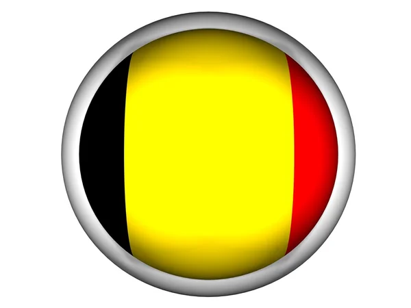 Belgische Nationalflagge — Stockfoto