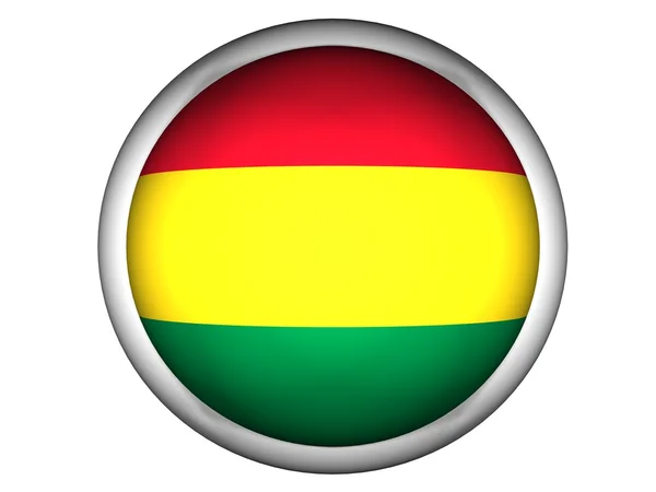 National Flag of Bolivia — Stock Photo, Image