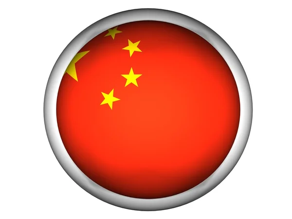 Bandiera nazionale della Cina — Foto Stock