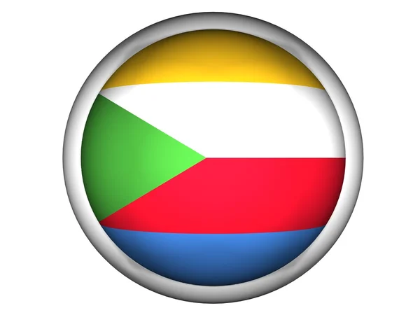 Bandera nacional de Comoras — Foto de Stock