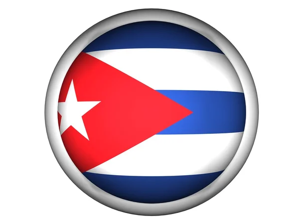 Nationale vlag van cuba — Stockfoto