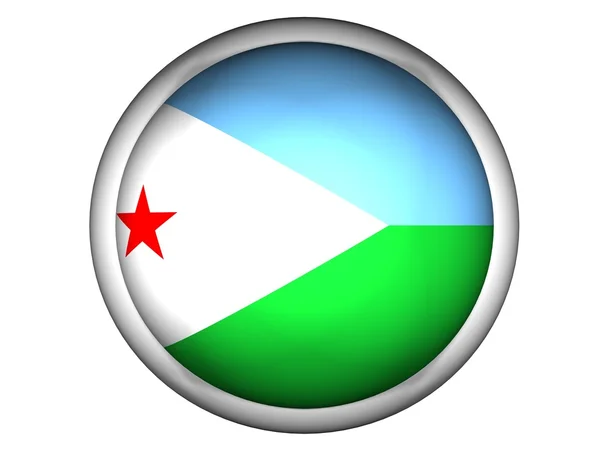 Bandera nacional de Djibouti —  Fotos de Stock