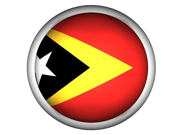 Státní vlajka Východního Timoru — Stock fotografie