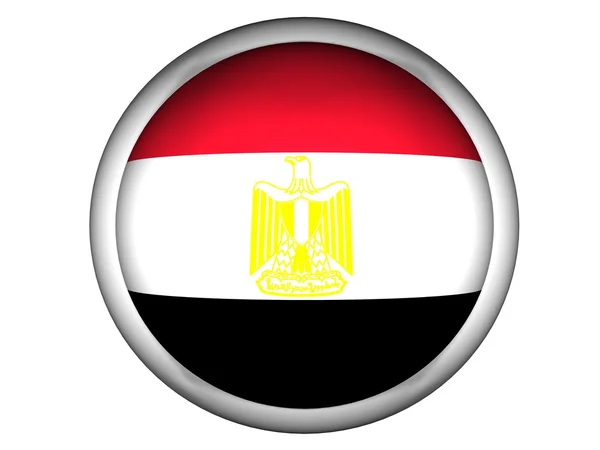 Bandera nacional de Egipto — Foto de Stock