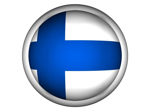 Національний прапор Фінляндії — стокове фото