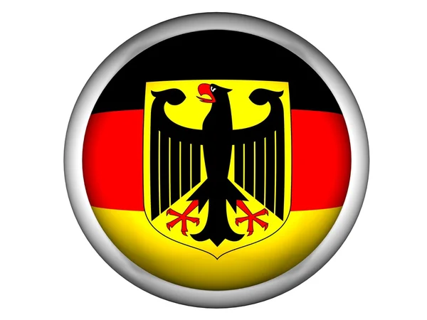 Národní vlajka Německa — Stock fotografie