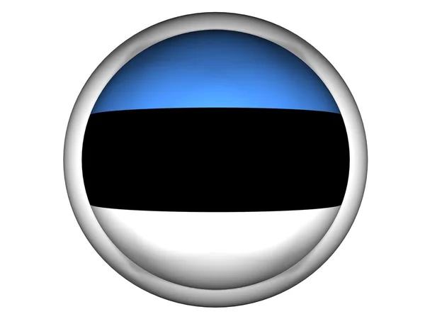 Bandeira nacional de Estonia — Fotografia de Stock