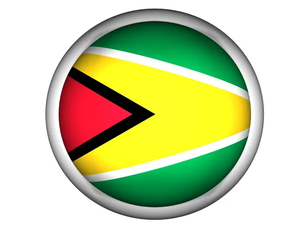 Nationalflagge von Guyana — Stockfoto