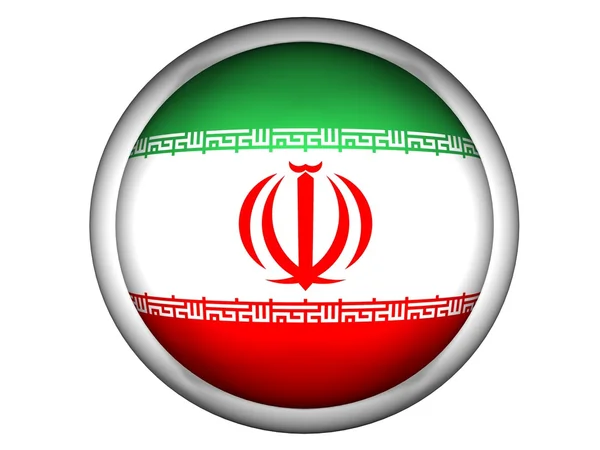 Nationalflagge des Iran — Stockfoto